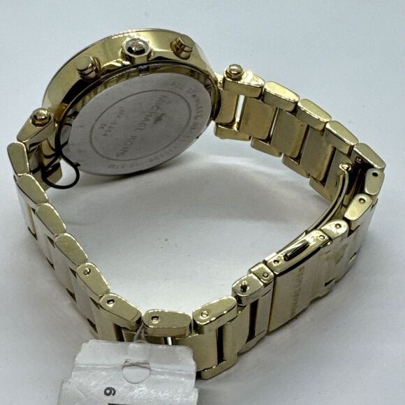 Michael Kors Parker MK5354 Women\'s Gold Stainless Steel Analog Dial Watch JNA624 main image 9